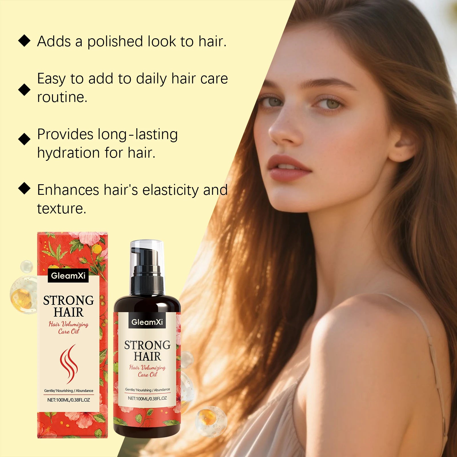 Hair Care Oil Damaged Hair Repair Strengthening Hair Anti Frizzy Reduce Hair Loss Nourishing Hair Volumizing Care Oil Oasis Select