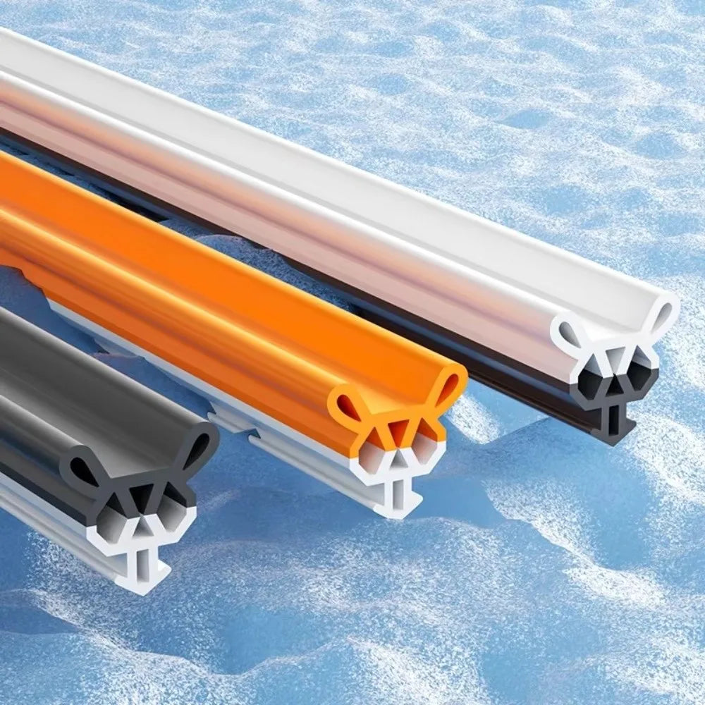 New 4M Window Seal Strip Self-adhesive TPE Weather Strip Flexible Bilateral Insulation Strip Window Insulation Oasis Select
