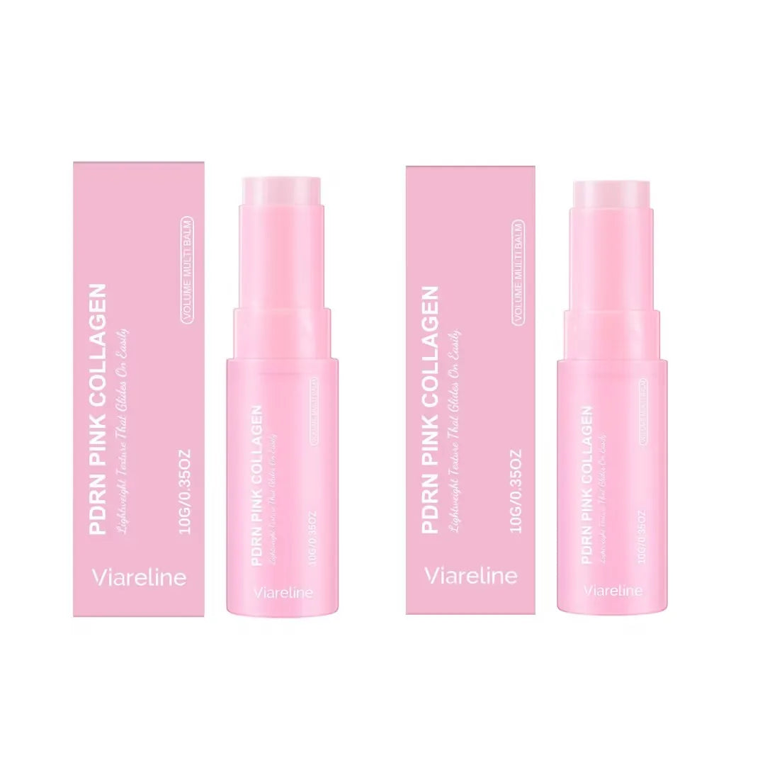 Multi-Effect Moisturizing Face Cream Stick Collagen Infused Plumping Brighten Skin Smooth Makeup Fit Nourishing Skin Balm Stick Oasis Select 10g x2 boxed