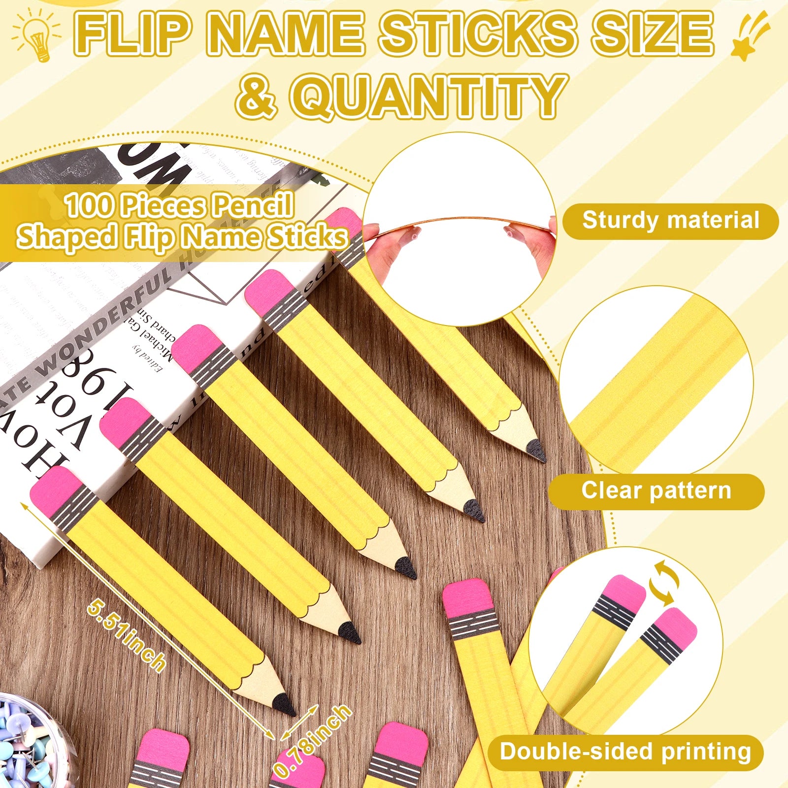 101Pcs Flip Name Sticks With Storage Cup Equity Sticks For Classroom Talking Flip Name Tags For Classroom Essentials Teacher Cla Oasis Select