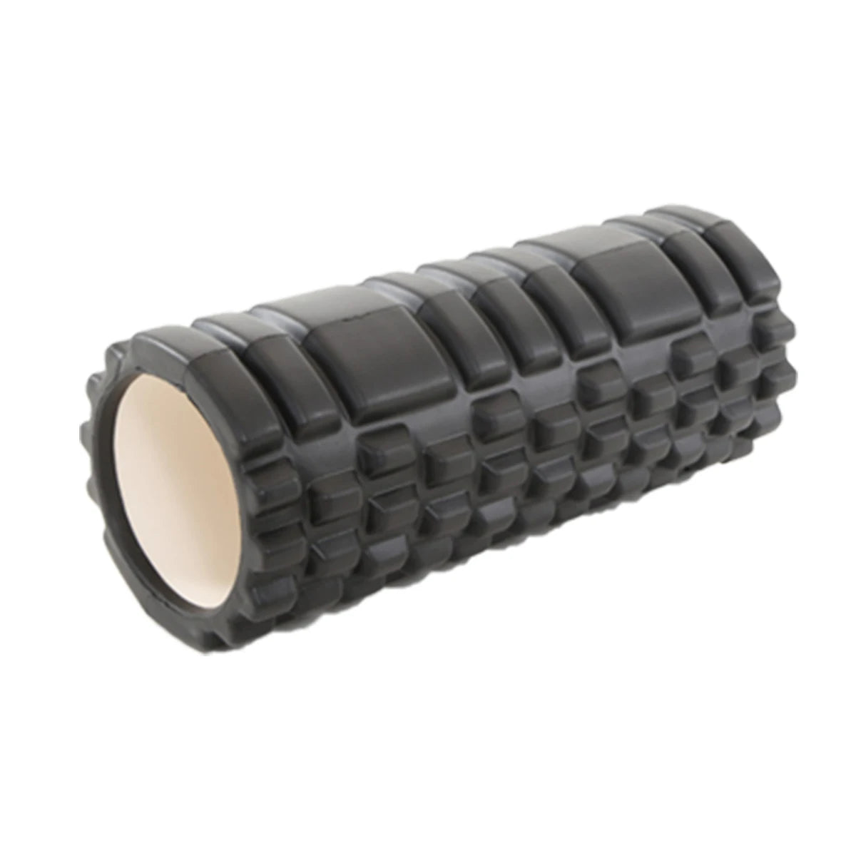 13" High-Density Foam Roller – Firm Smooth Surface for Deep Tissue Massage, Back Pain Relief & Yoga Pilates Core Workouts Oasis Select S-Black-1pc