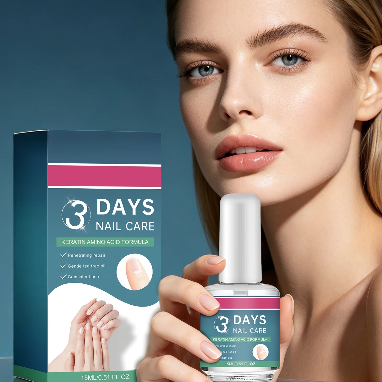 Plant-Based Nail Care Oil – Repair, Strengthen & Moisturize Nail Treatment Oil Oasis Select