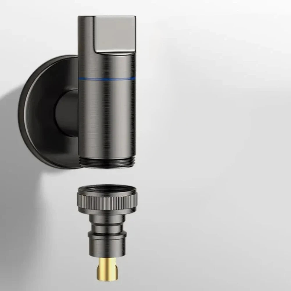 Washing Machine Faucet Automatic Water Stop Valve Quick Opening Angle Valve G1/2 Wall Mounted Water Stop Clip Triangle Valve Oasis Select