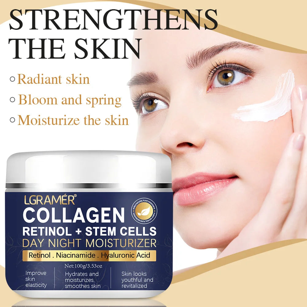 Retinol Lifting Firming Cream Collagen Smooth wrinkles Face Cream For Moisturizer Whitening Brighten Skin Products Oasis Select