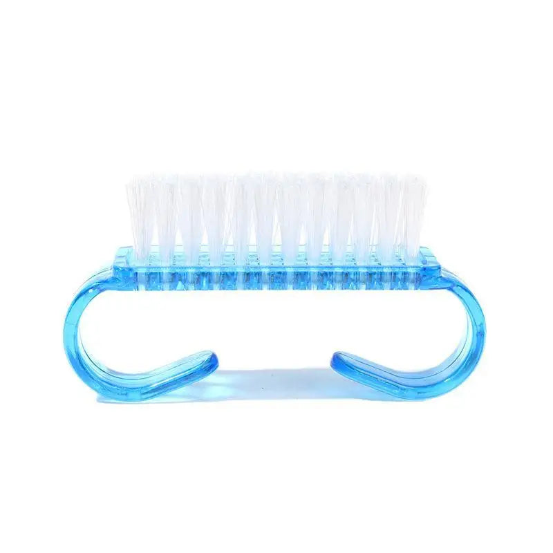 5Pcs Acrylic Nail Art Brush Set, Soft Plastic Dust Cleaning Brushes for Removing Nail Powder and Residues Oasis Select