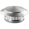 75/200mm Stainles Steel Chimney Cap For Exterior Wall Roof Pipe Exhaust Vent Chimney Exhaust Hood Silver Chimney Cover Oasis Select 200MM