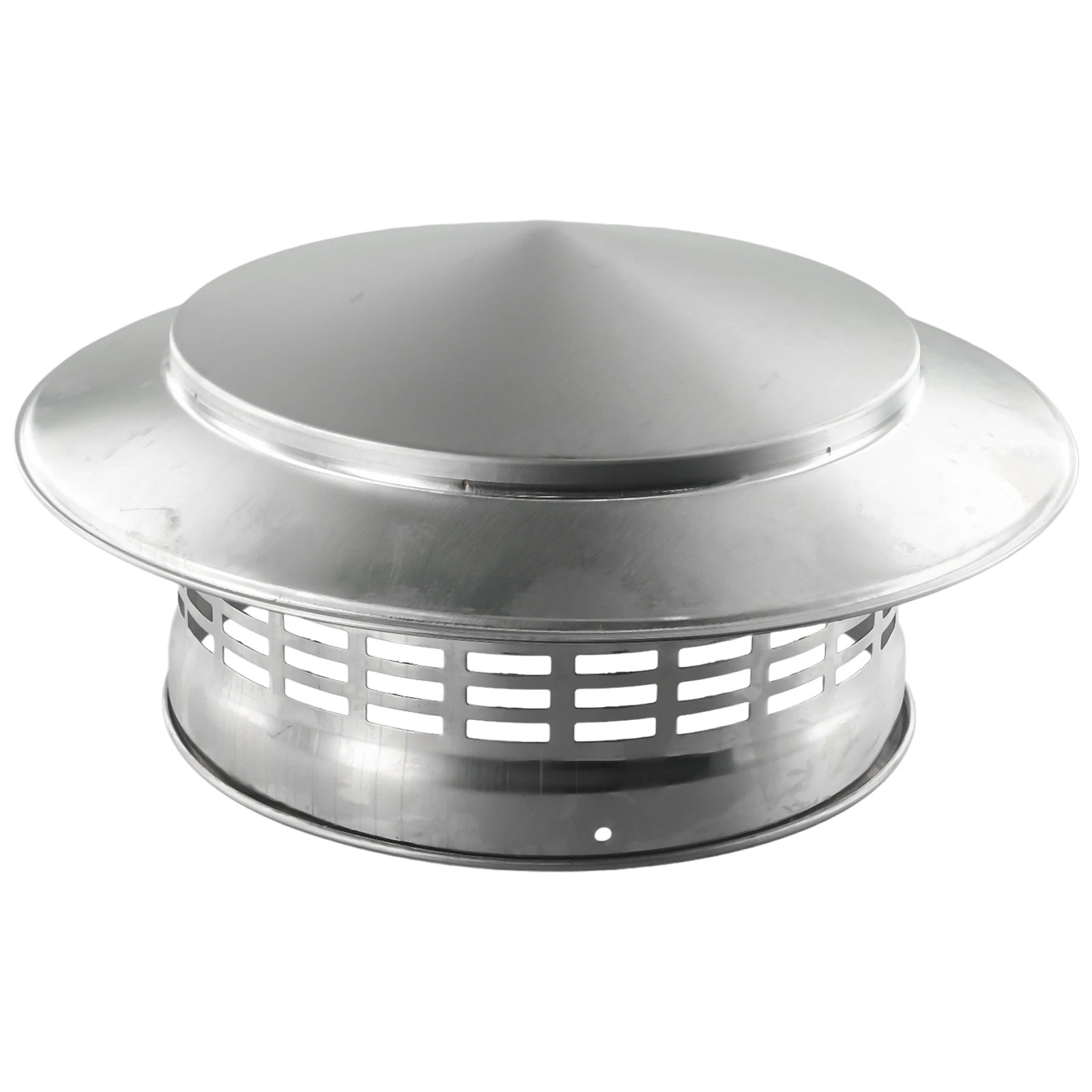 75/200mm Stainles Steel Chimney Cap For Exterior Wall Roof Pipe Exhaust Vent Chimney Exhaust Hood Silver Chimney Cover Oasis Select 200MM
