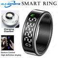 R12 Smart Ring – LED Display, Heart Rate & SpO2, 5ATM