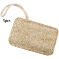 Natural Luffa Sponge for Dishes 3-Pack Eco-Friendly Kitchen Scrubber Non-Stick Oil Stain Removal Durable Dishwashing Pad Pot Pan Oasis Select 3pcs