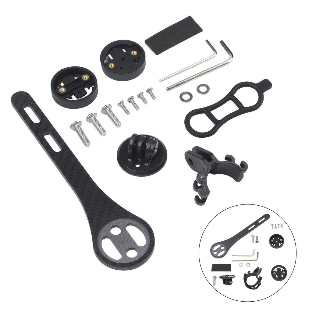 Bike Computer Mount Bicycle Light Holder Integrated Handlebar Stem Extension Bracket For Garmin/Bryton Cycling Accessories Oasis Select
