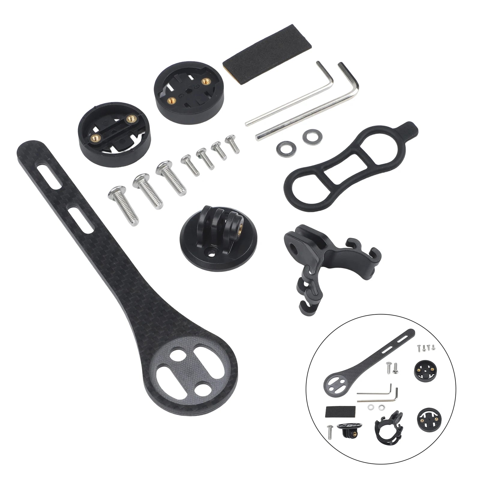 Bike Computer Mount Bicycle Light Holder Integrated Handlebar Stem Extension Bracket For Garmin/Bryton Cycling Accessories Oasis Select