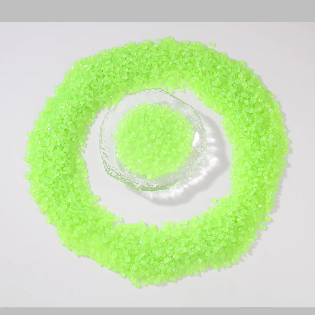 3-5mm Glow-in-the-dark Sand Fluorescent Particles Sand Fish Tank Scenery Votive Bottle Blue Glow-in-the Dark Sand Oasis Select