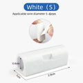 USB Cable Organizer Clips Wire Winder Holder Earphone Mouse Cord Clamp Protector Management Adhesive Hooks Desk Home Supplies Oasis Select 20PCS White S