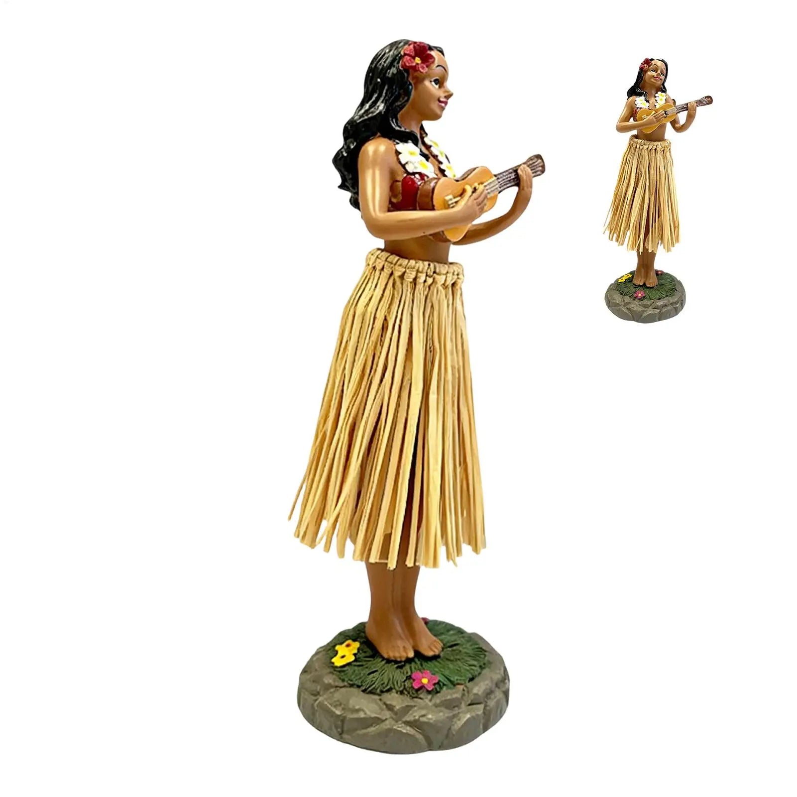 Hawaiian Dancer Dashboard Doll – Bobbing Car Decor Figure