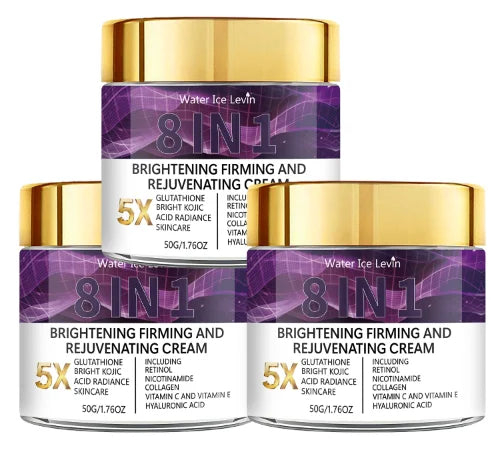 5X Glutathione Brightening Cream – Retinol & Kojic Acid 8-in-1 Brightening Face Cream Oasis Select YELLOW 50g