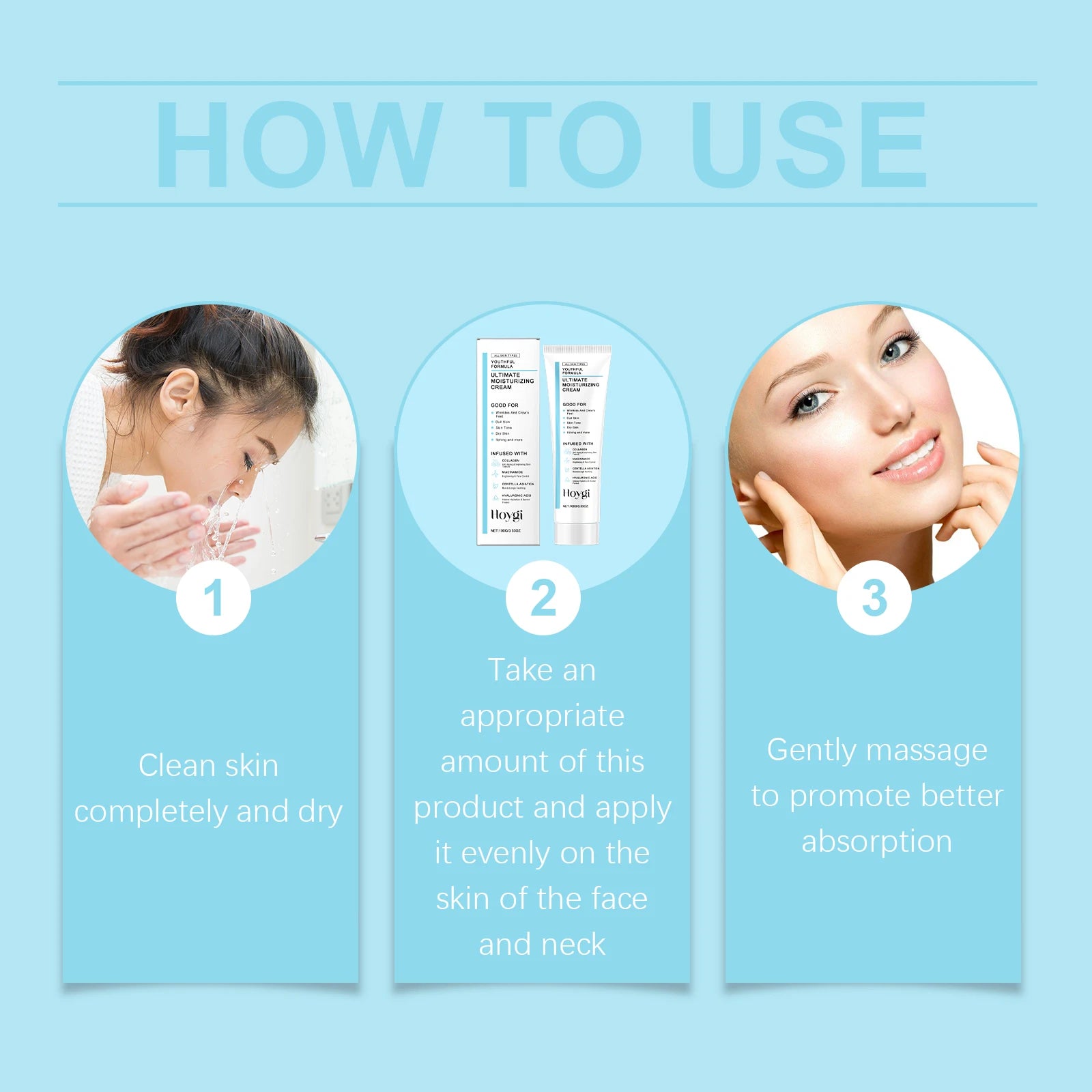 Centella & Hyaluronic Acid Face Cream – Barrier Repair 100g