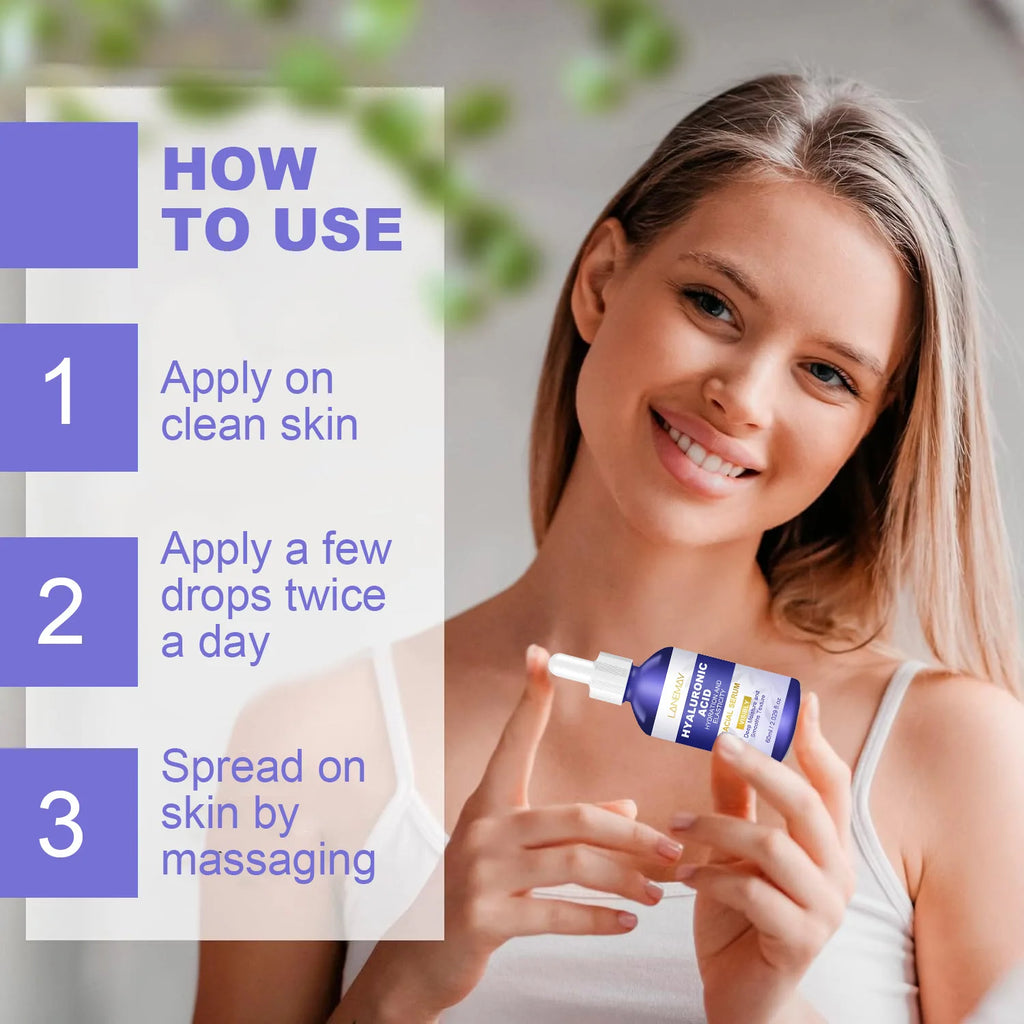60ml Hyaluronic Acid Face Serum – Brightening & Pore Minimizing