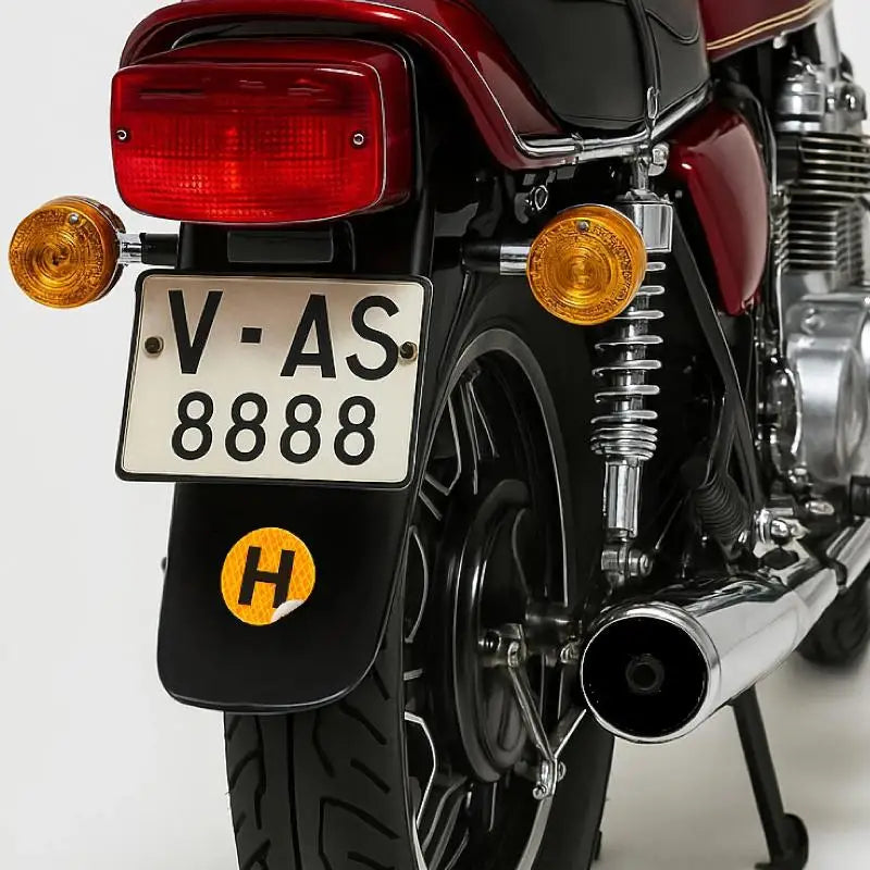 Magnetic Car Stickers Reusable Magnet Bumper Decals With H Sign Badge Historical Vehicle Emblem For Auto Moto Decorative Sticker Oasis Select