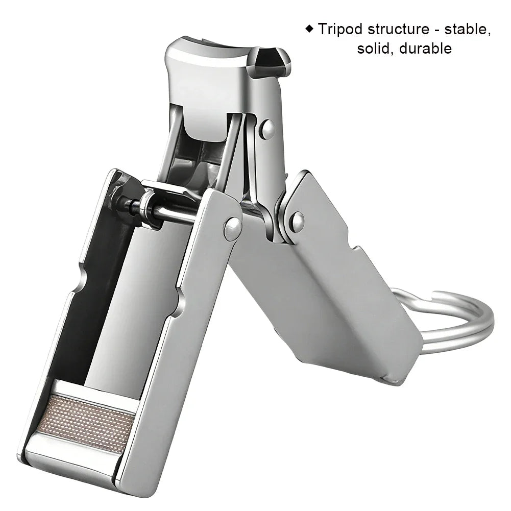 1pcs Nail Clippers Collapsible Portable Travel Fingernail Nail Scissors Cutter Stainless Steel Manicure Tools Oasis Select