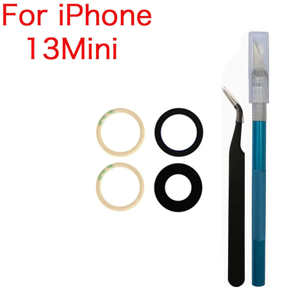 iPhone Back Camera Glass Lens Replacement + 3M Sticker & Tools