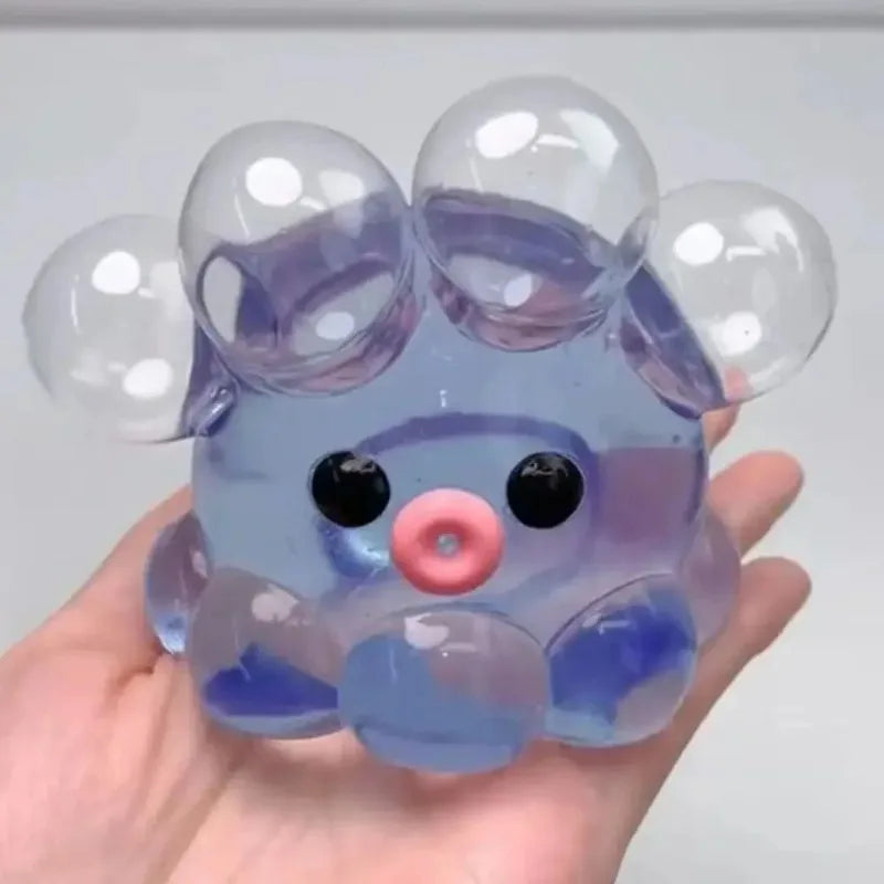 1pcs Unzip Angry Toys and Bubble Octopus Pinch Toys Foam Slow-Stretch Pinch for Adults and Children Oasis Select