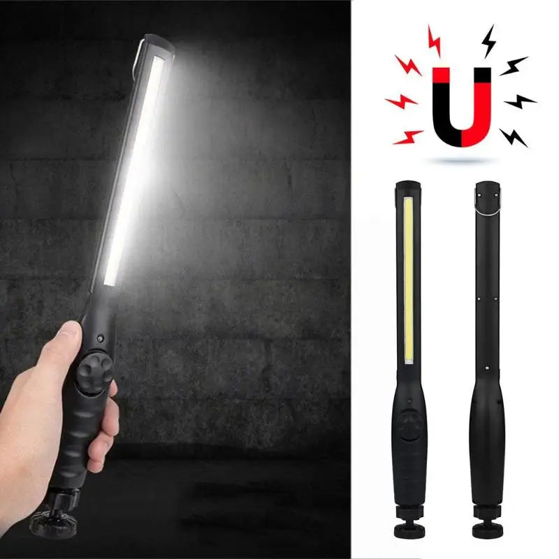 COB Portable Torch LED Work Lights Cordless Magnetic LED Work Lamp Inspection Lights For Car Repair Home Garage Emergency Oasis Select