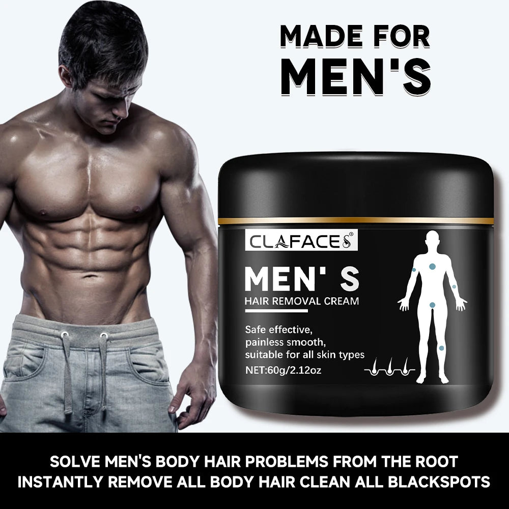 REAROYA Hair Removal Cream & Growth Inhibitor 60g | Men & Women
