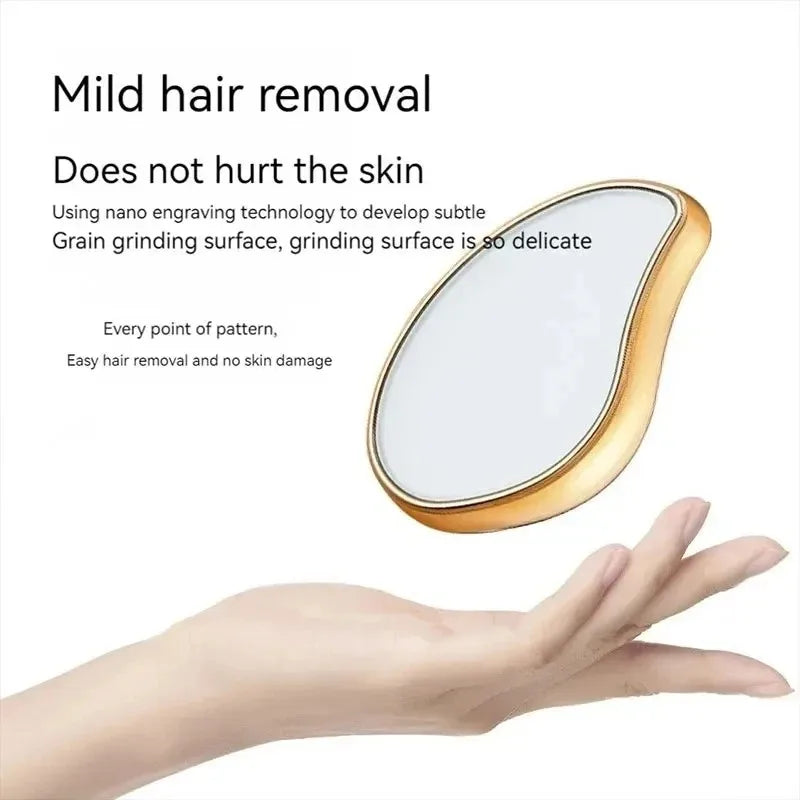 New Physical Nano Glass Epilator Exfoliator Senseless Hair Removal Tool Painless Hair Removal No Skin Damage Hair Sharpener Oasis Select