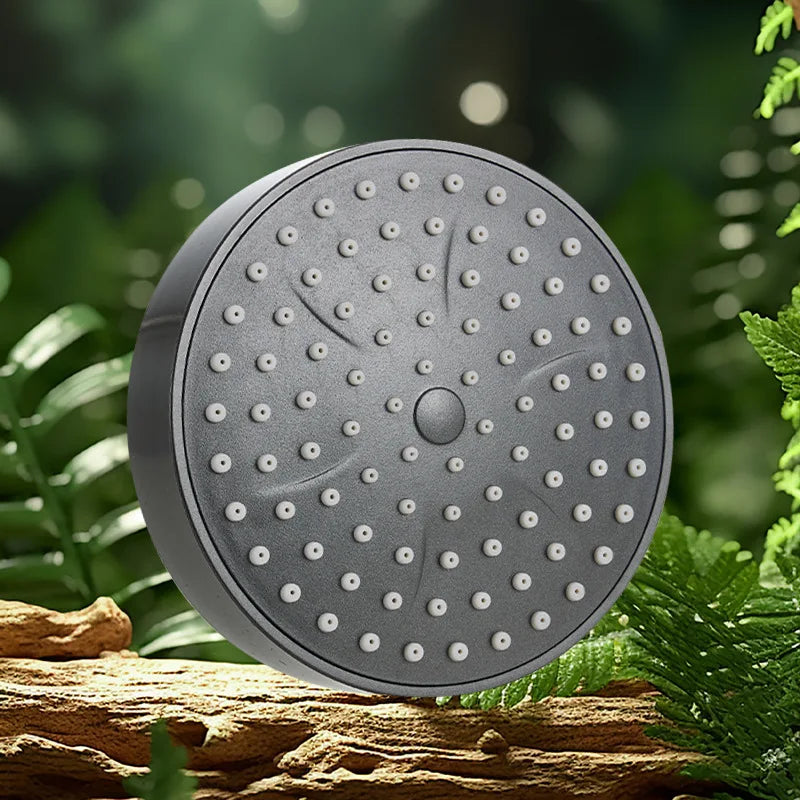 New High Pressure Black Shower Head Sprayer Adjustable Rainfall Wall Mounted Bathroom Fixture Faucet Bathroom Accessories Oasis Select Grey