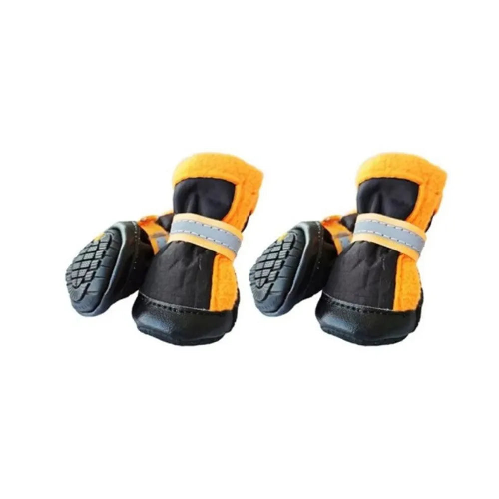 Reflective Dog Shoes | Anti-Slip Breathable Paw Protectors 4-Pack
