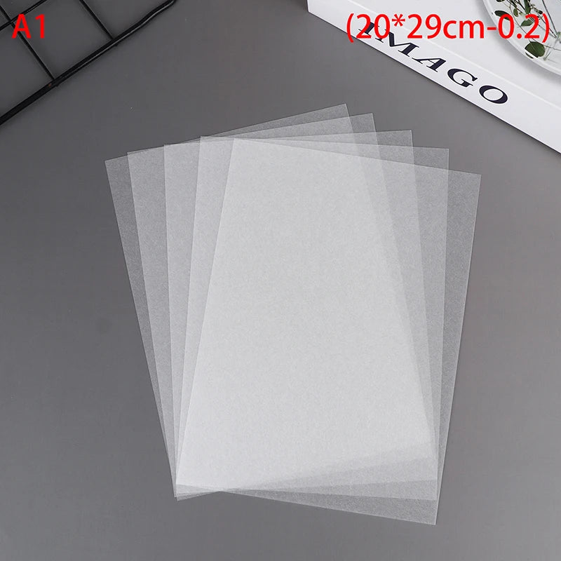 5Pcs Shrink Plastic Sheets Fun Thermal Heat Shrink Film Translucent Sheets Blank Shrink Art Film Paper For DIY 14.5x20cm Oasis Select A1