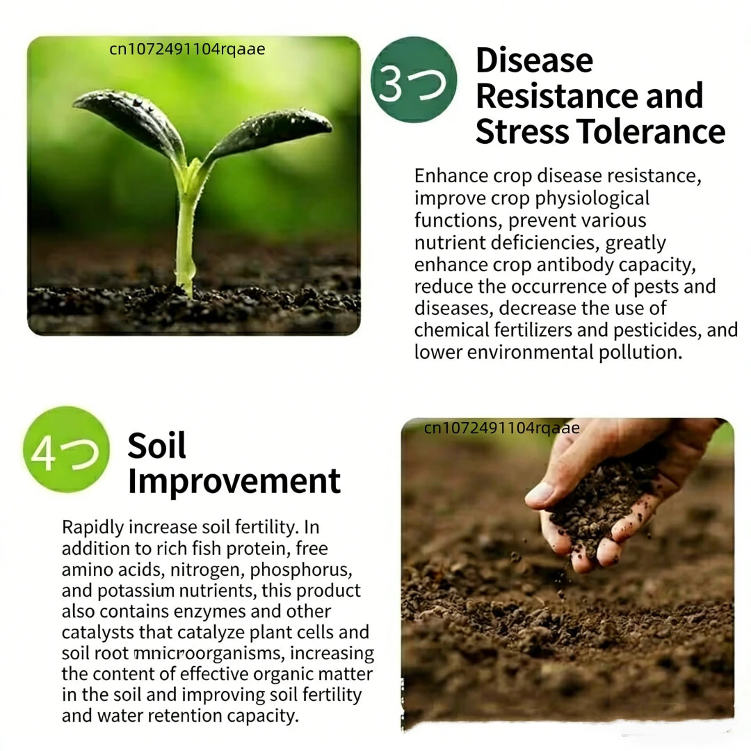 Humic Acid Fertilizer & Trace Elements – Sodium Humate Foliar Spray