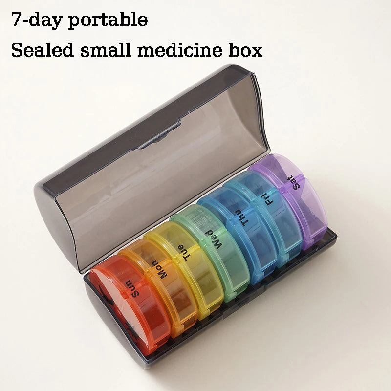 7-Day Pill Organizer – 21-Compartment Weekly Medicine Dispenser Weekly Pill Organizer Oasis Select