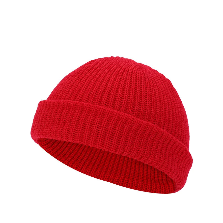 Cold hat, melon skin hat, knitted hat, short hip-hop street hat, woolen hat, men's and women's hat, street retro hexagonal hat Oasis Select 15