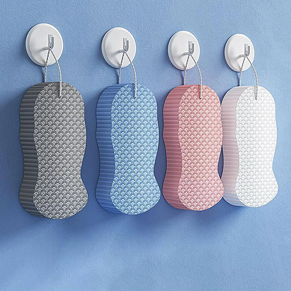 Bath Sponge Exfoliating Bath Scrubbing Sponges Body Washcloth Skin Scrubber Relax Exfoliating Skincare Shower Scrubbing Tool Oasis Select