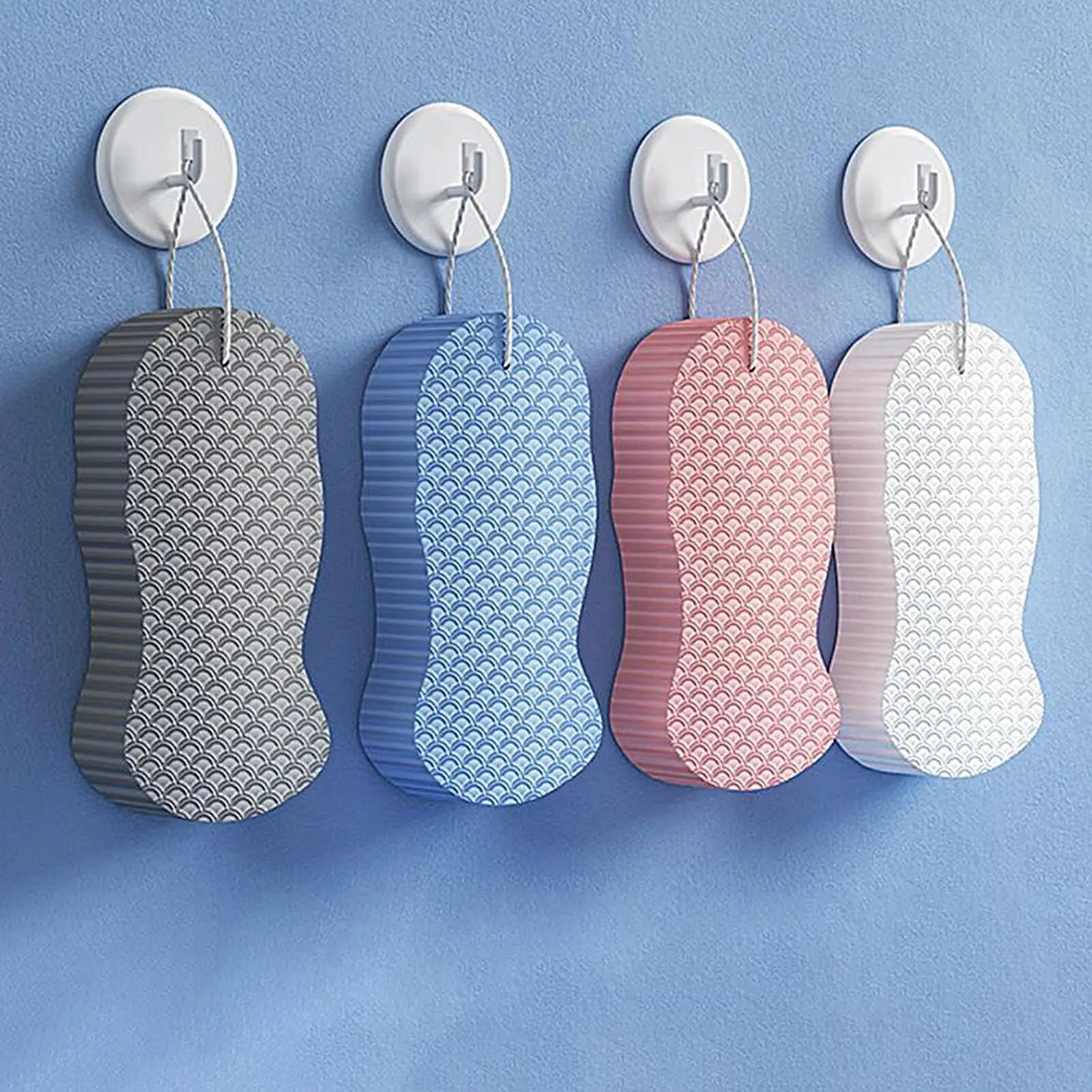 Bath Sponge Exfoliating Bath Scrubbing Sponges Body Washcloth Skin Scrubber Relax Exfoliating Skincare Shower Scrubbing Tool Oasis Select