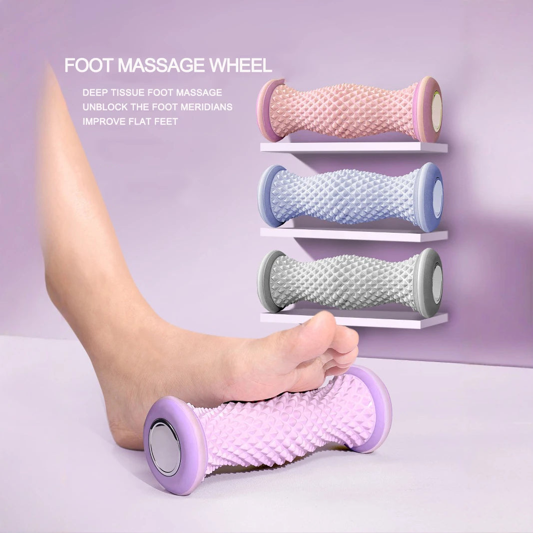 Manual Foot Massage Roller Ball – Yoga & Muscle Relaxation Foot Massage Roller Oasis Select