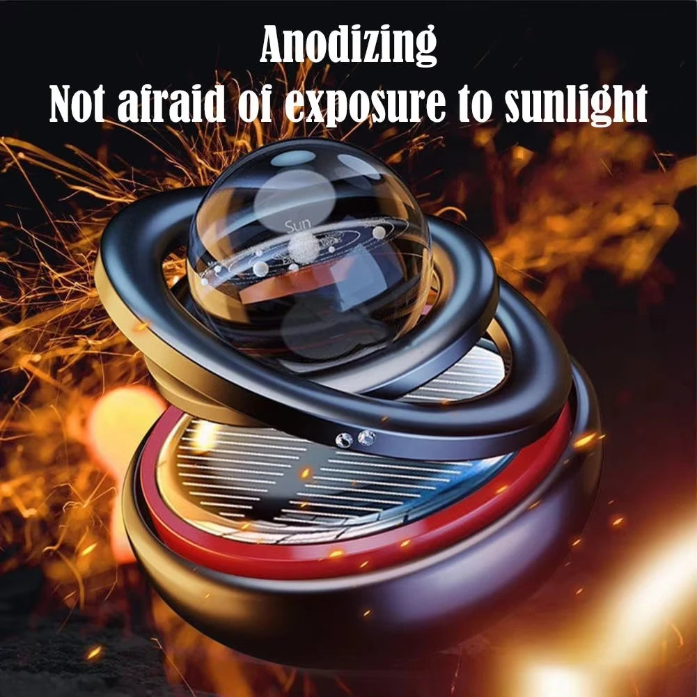 Auto Car Solar Aromatherapy Ornaments Car Double Suspended Crystal Ball Aromatherapy Perfume Ornaments Creative Ornaments Oasis Select