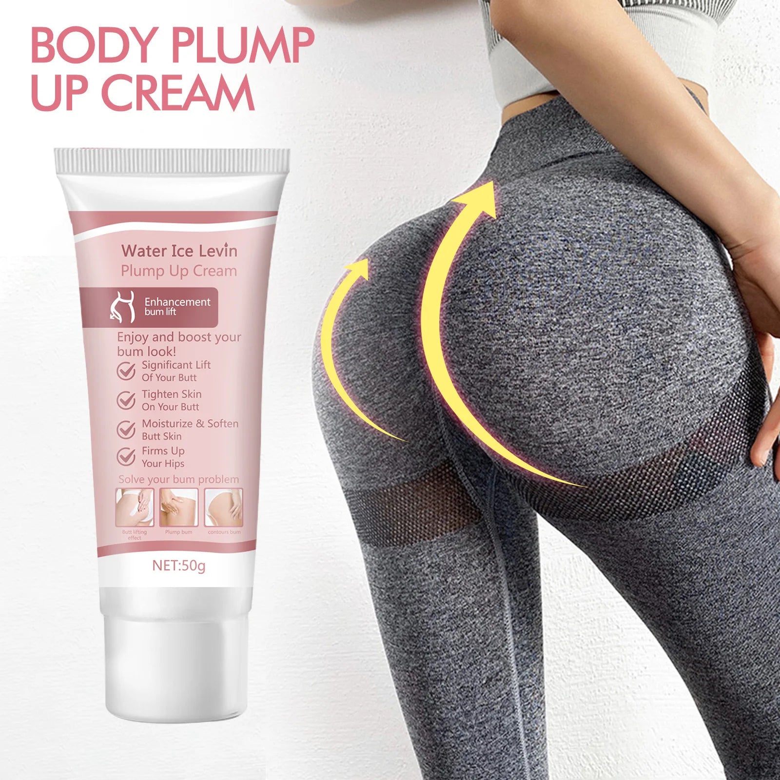 Hyaluronic Acid Butt Lifting & Firming Cream – 50g Body Firming Cream Oasis Select