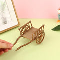 Dollhouse Miniature Simulation Assembled Cart Model DIY Accessories Garden Furniture Toys Oasis Select one size