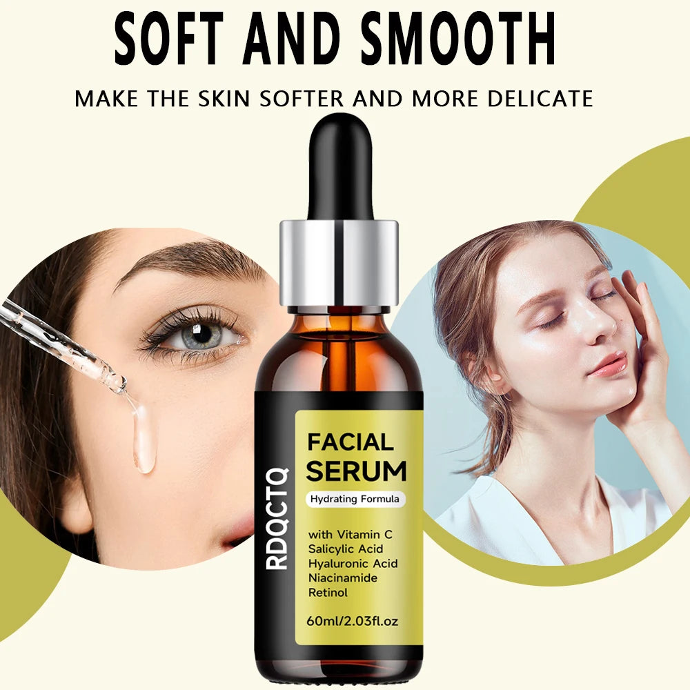 Vitamin C & Hyaluronic Acid Facial Serum – Niacinamide & Retinol Face Serum Oasis Select