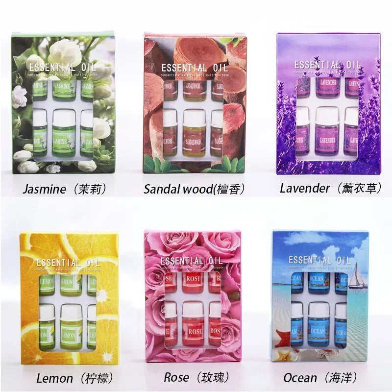 Essential Oils Natural Sandalwood Lavender Jasmine LEMON ROSE Sea Aromatherapy Essential Oils Air Freshener Diffuser Oil Oasis Select