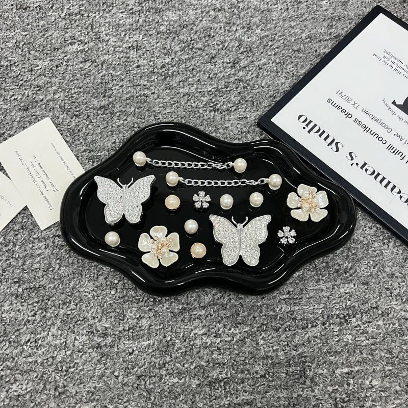 Butterfly Fashion Shoe Accessory Set, decorative shoe buckles, removable, suitable for sandals and flip-flops. Oasis Select