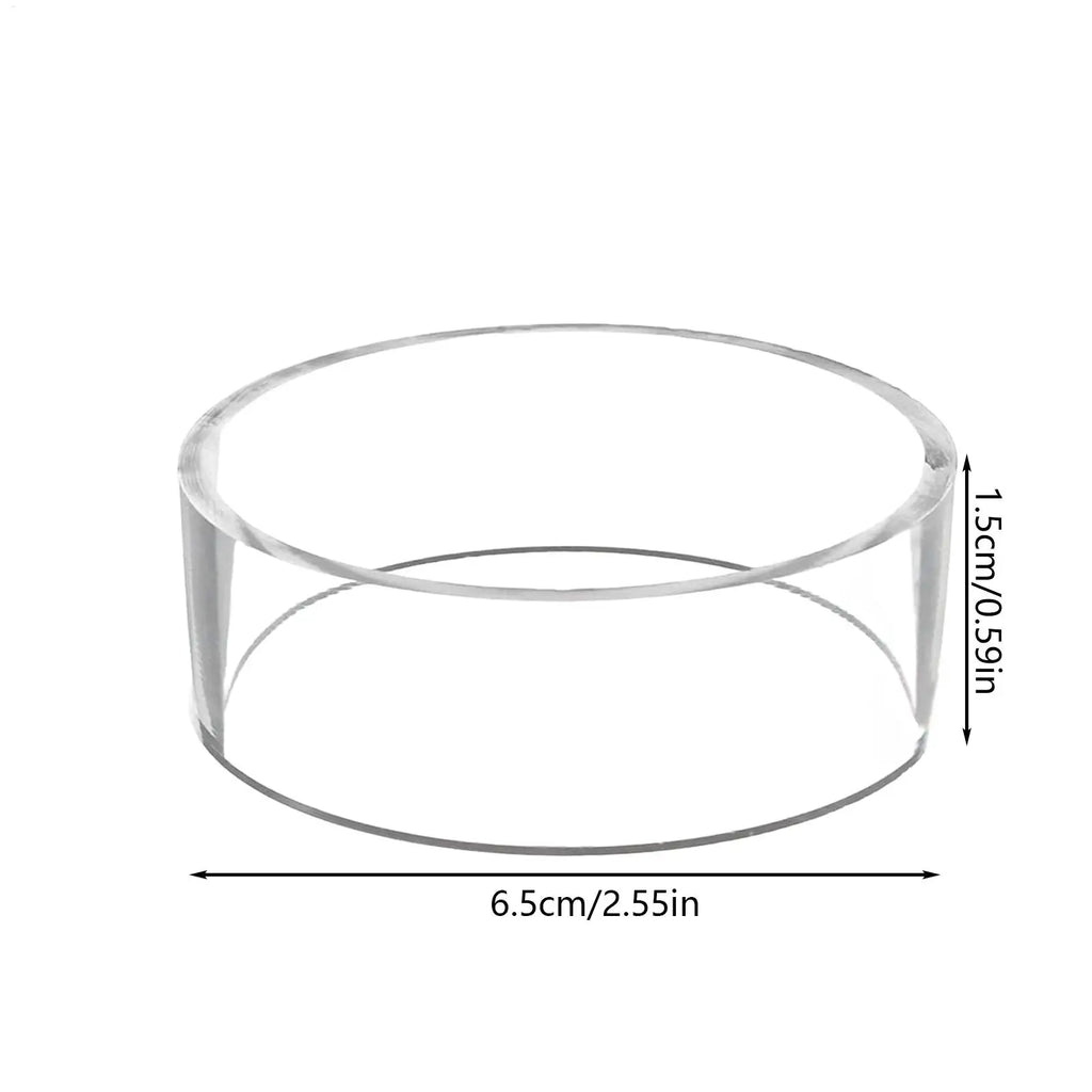 Basketball Display Stand Round Ring Ball Stand for Display Acrylic Football Stand Ball Display Holder for Football Basketball Oasis Select