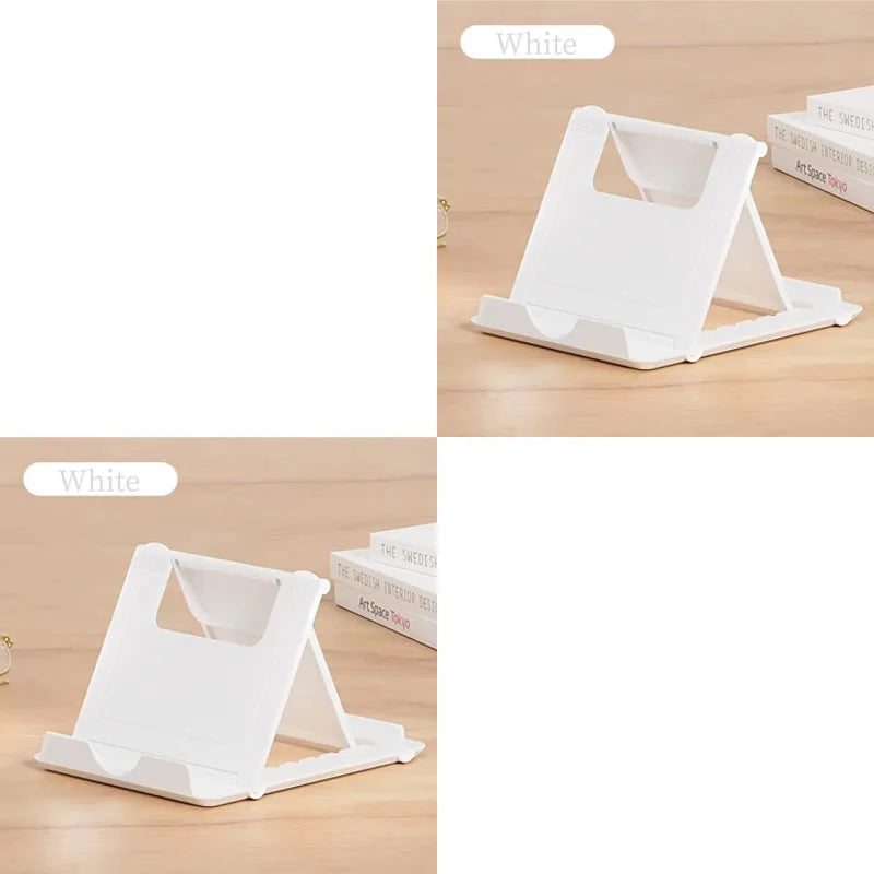 1/2/3/4pcs Table Phone Holder Folding Bracket Adjustable Desktop Stand Universal Phone Tablet Stand For IPad IPhone Samsung Oasis Select 2pcs White