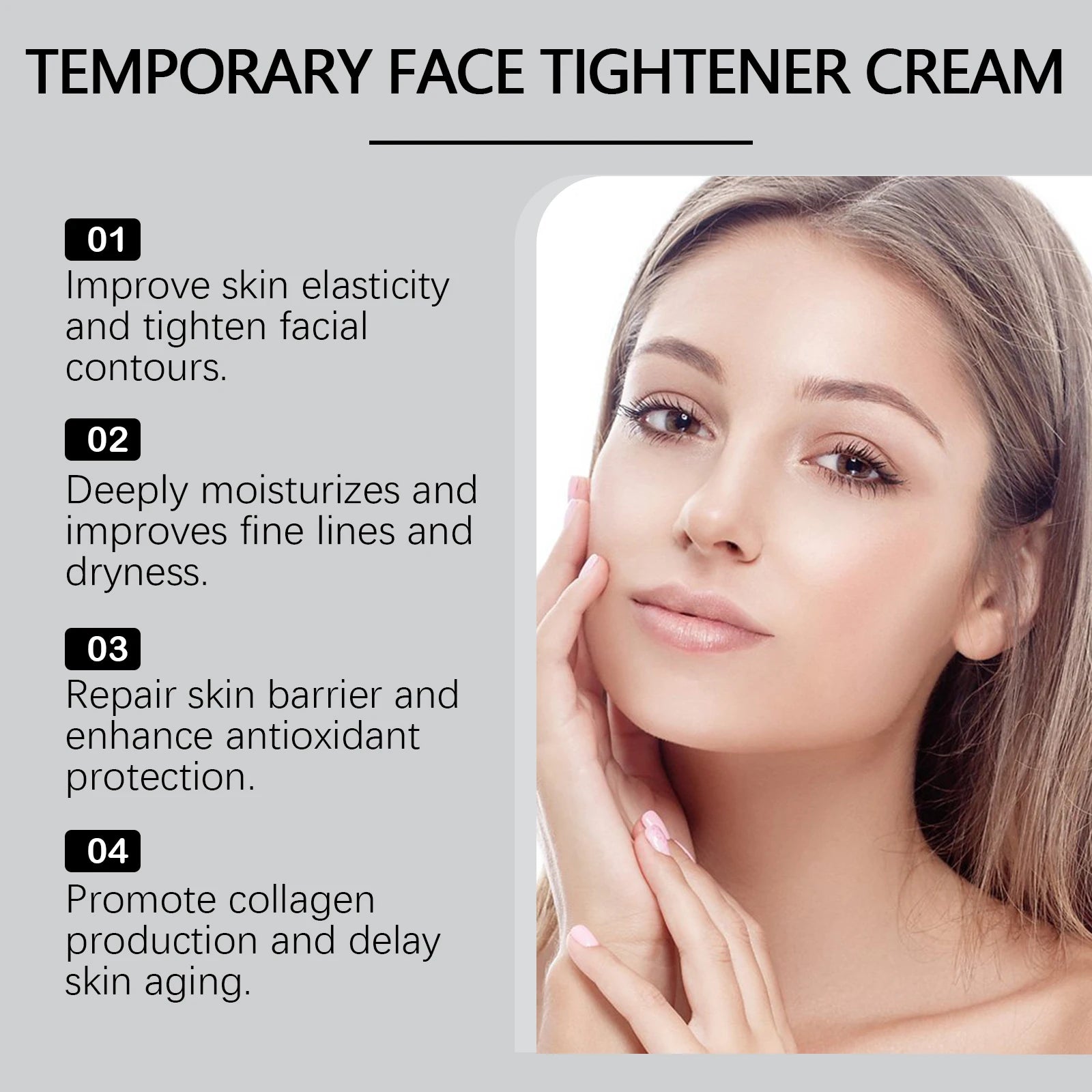 Firming Face Cream Reduce Fine Lines Impove Dryness Sagging Skin Increase Elasticity Soothing Lifting Rejuvenation Facial Care Oasis Select