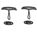 Universal Marine Canoe Kayak Pull Toggle Handle Dinghy Carry Handle with Cord without Screws Oasis Select 2 Sets