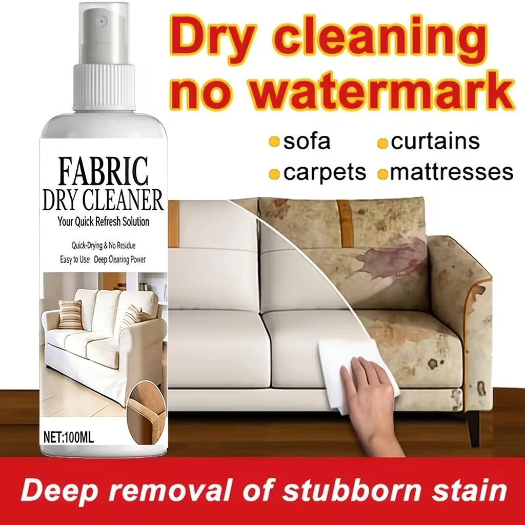 100ml Fabric Dry Cleaner Spray – Quick-Dry Stain Remover Fabric Stain Remover Oasis Select