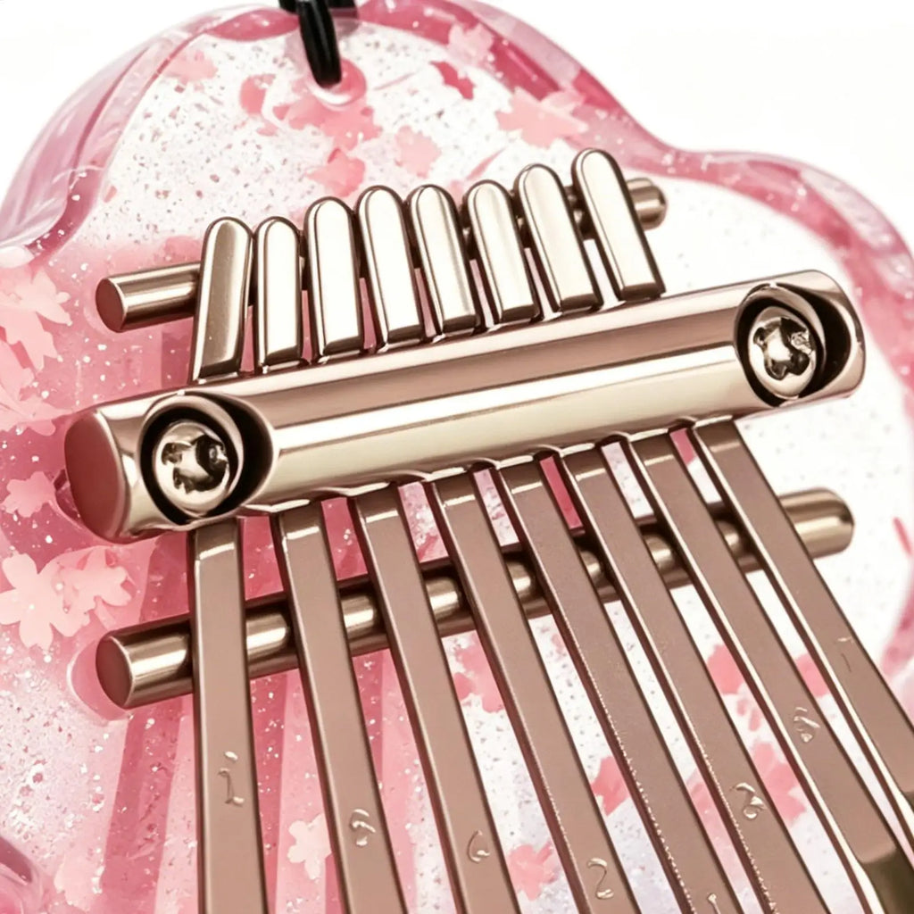 8-key Finger Thumb Piano Mini Kalimba Portable Finger Piano for Adults and Children Kalimba Musical Instrument Gift Mini Pendant Oasis Select