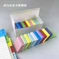 2025 11 Pcs Fluorescent Color Sticky Note Posted It Note Pads Stickers Planner Sticker Notepad Memo Pad School Office Supplies Oasis Select 11colors